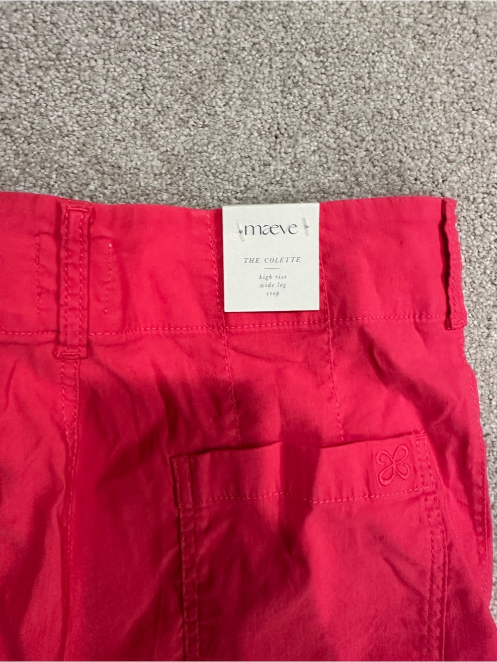 Maeve Colette Wide Leg Crop Pants - Picture 3 of 6